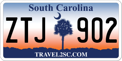 SC license plate ZTJ902