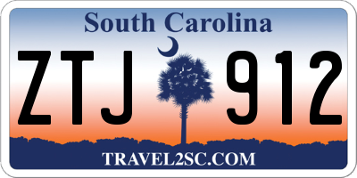 SC license plate ZTJ912