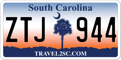 SC license plate ZTJ944