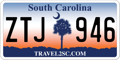SC license plate ZTJ946