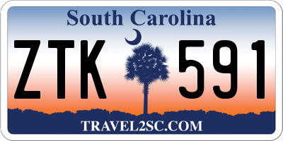 SC license plate ZTK591