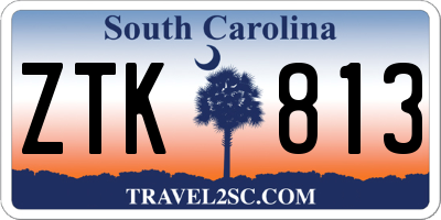 SC license plate ZTK813