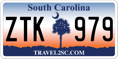 SC license plate ZTK979