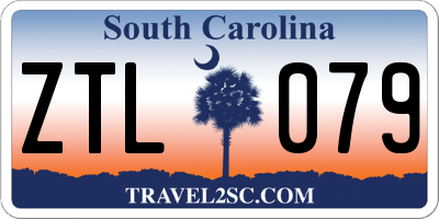 SC license plate ZTL079