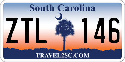 SC license plate ZTL146