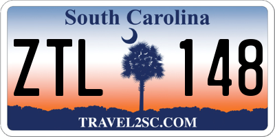 SC license plate ZTL148