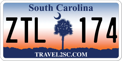 SC license plate ZTL174