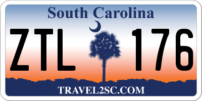 SC license plate ZTL176