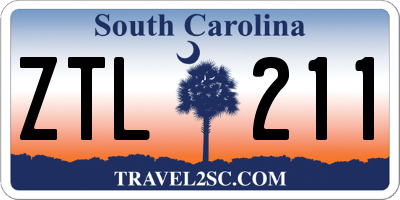 SC license plate ZTL211