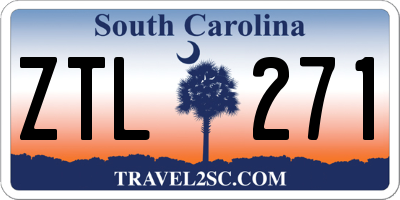 SC license plate ZTL271