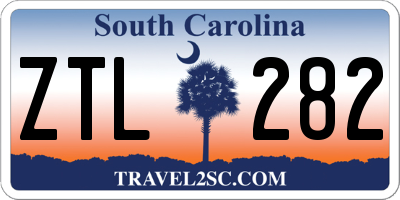 SC license plate ZTL282