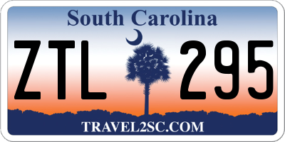 SC license plate ZTL295