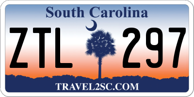 SC license plate ZTL297