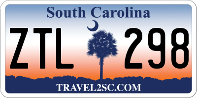 SC license plate ZTL298
