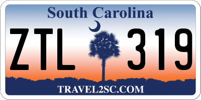 SC license plate ZTL319
