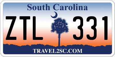 SC license plate ZTL331