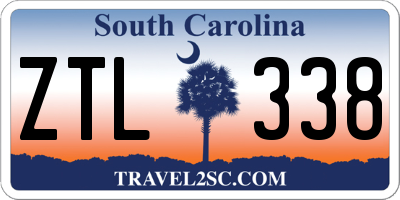 SC license plate ZTL338