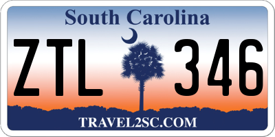 SC license plate ZTL346