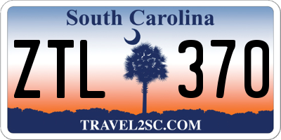 SC license plate ZTL370