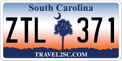 SC license plate ZTL371