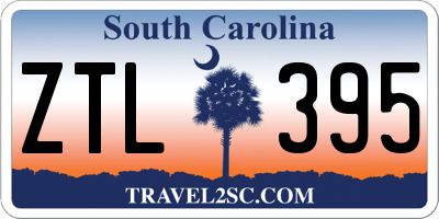 SC license plate ZTL395