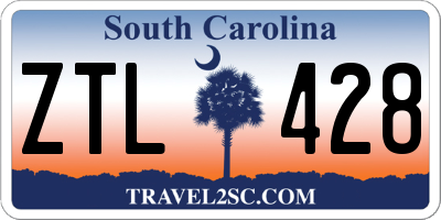 SC license plate ZTL428