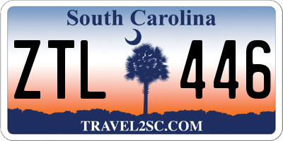 SC license plate ZTL446