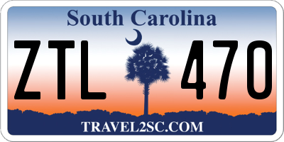 SC license plate ZTL470