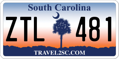 SC license plate ZTL481