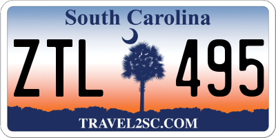 SC license plate ZTL495