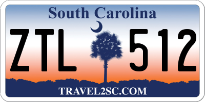 SC license plate ZTL512