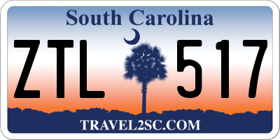 SC license plate ZTL517