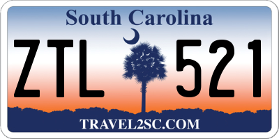 SC license plate ZTL521