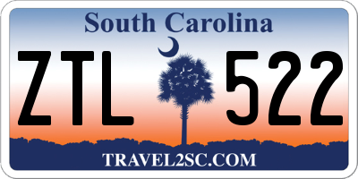 SC license plate ZTL522