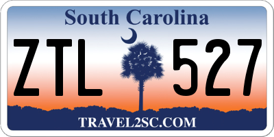 SC license plate ZTL527