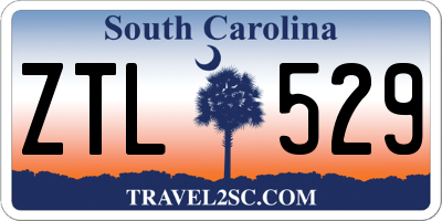SC license plate ZTL529