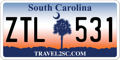 SC license plate ZTL531