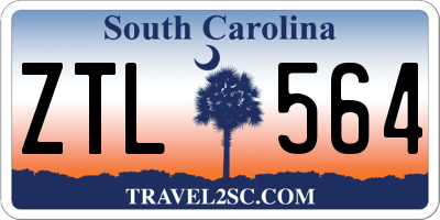 SC license plate ZTL564