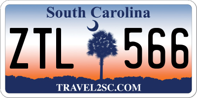 SC license plate ZTL566