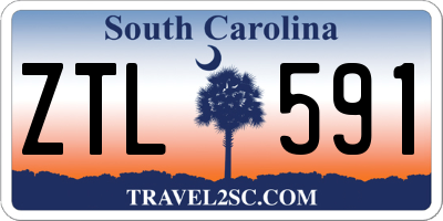 SC license plate ZTL591