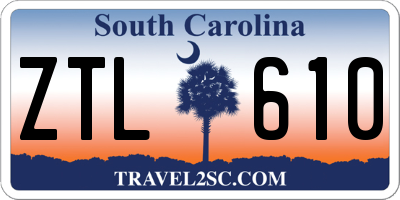 SC license plate ZTL610