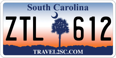 SC license plate ZTL612