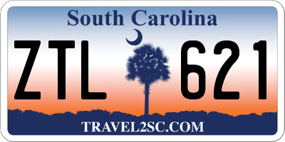 SC license plate ZTL621