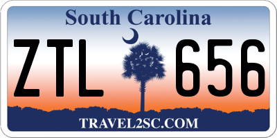 SC license plate ZTL656