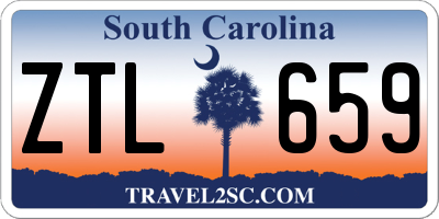 SC license plate ZTL659