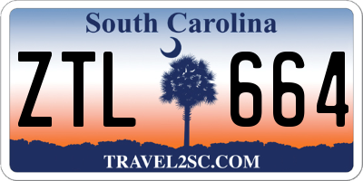 SC license plate ZTL664