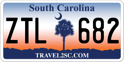 SC license plate ZTL682