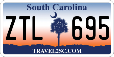 SC license plate ZTL695