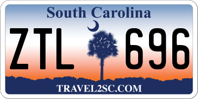 SC license plate ZTL696