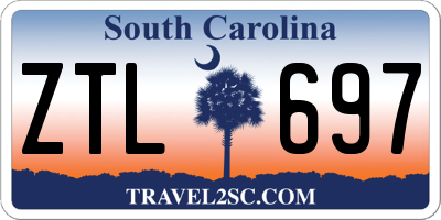 SC license plate ZTL697
